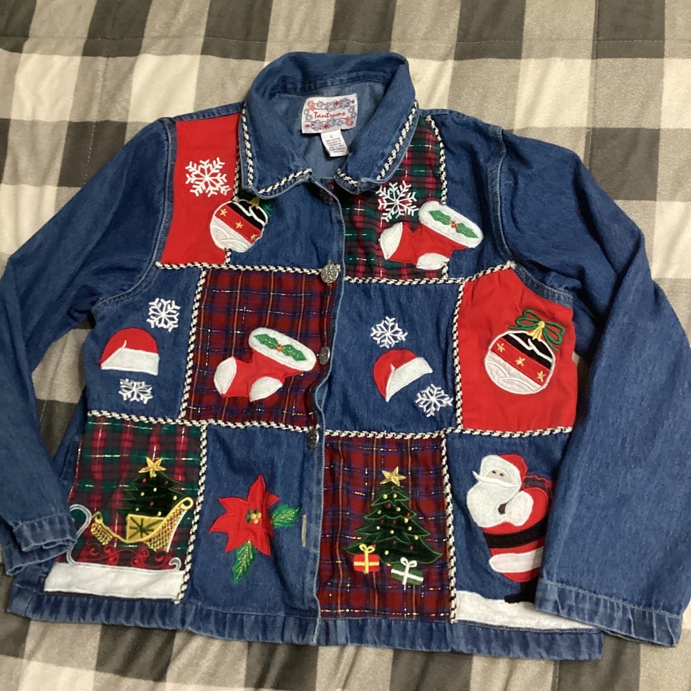 Vintage Women’s Denim Christmas Shirt by Tantrums